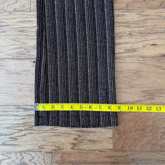 Reformation Womens Alix Pant Retro Flared Leg Small Black Rose Gold 90s Style - Picture 10 of 12